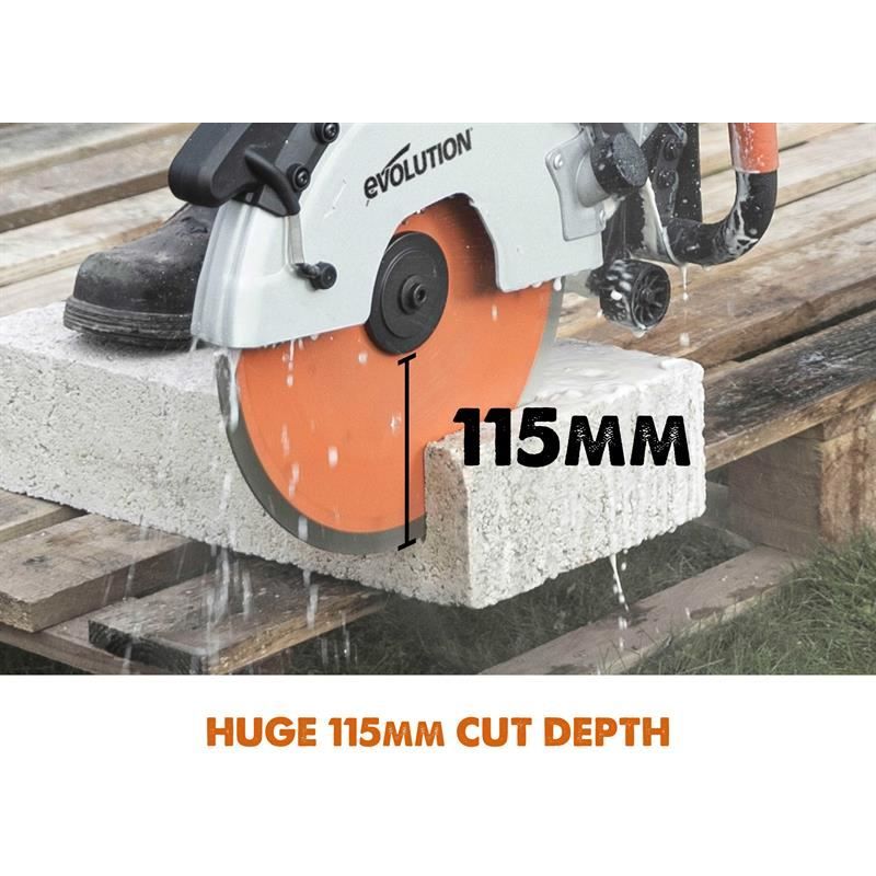Evolution R300DCT+ 300mm Disc Cutter Kit 1600W 110V Evolution - Dynamic Drive