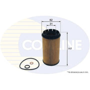Comline Service Kit with Air, Oil & Cabin Filters fits Kia Cerato I 2004-2006