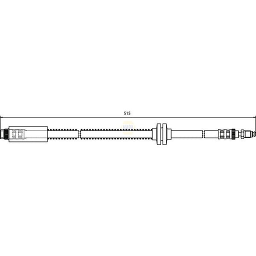NAPA Brake Hydraulic Hose Line Front NBH1209