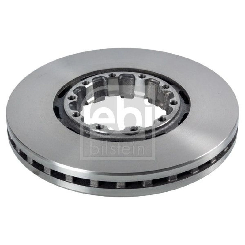 Febi 2 x Internally Vented Rear Brake Discs 105974