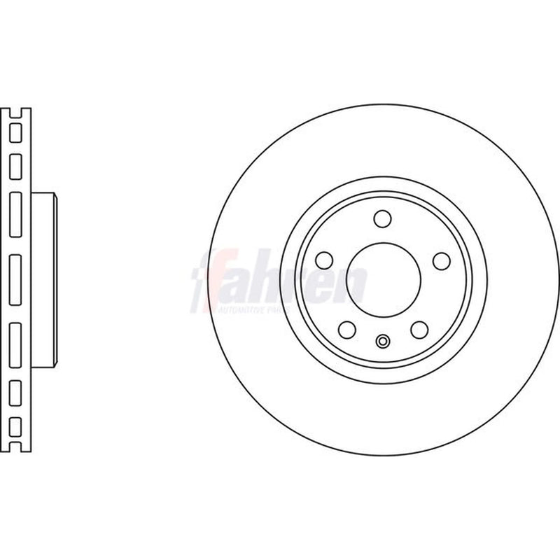 Fahren Front Vented & Rear Vented Brake Discs & Pads fits Audi Q5 2008-2017 2.0