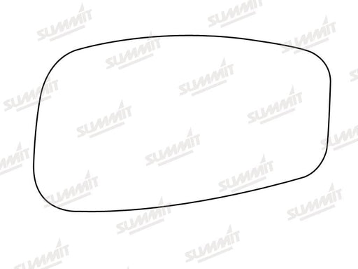 Summit Stick-On Standard Mirror Glass fits Fiat Stilo RHS Summit - Bars 4 Cars