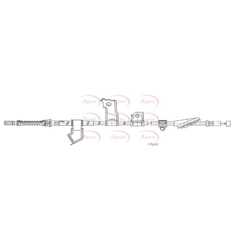 Apec Handbrake Cable Right Rear CAB1212