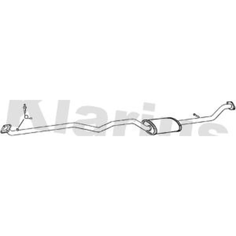 Klarius Box With Centre Pipe Centre fits BMW 1 2004-2011