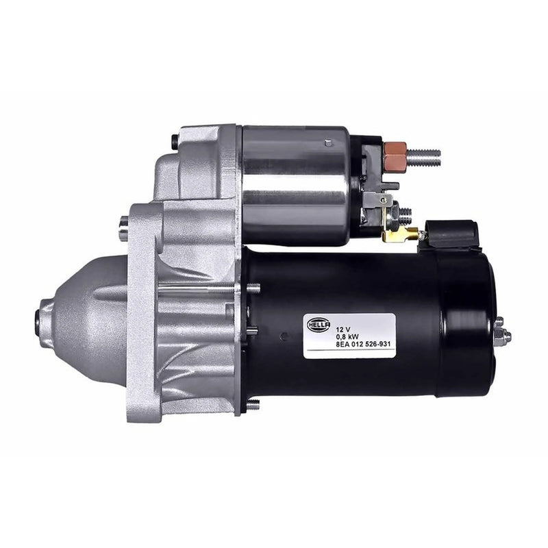 Hella Starter Motor 12V 0.8kW 9 Teeth fits Fiat Brava 1998-2002 1.2