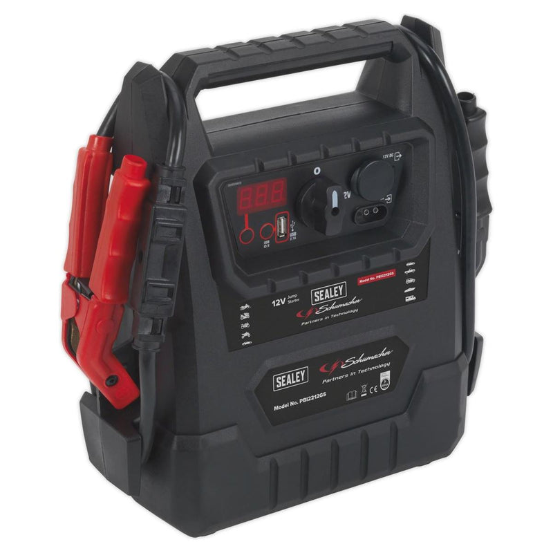Sealey 12V RoadStart Emergency Jump Starter 2300 Peak Amps - DEKRA Approved Sealey - NN4 Online 