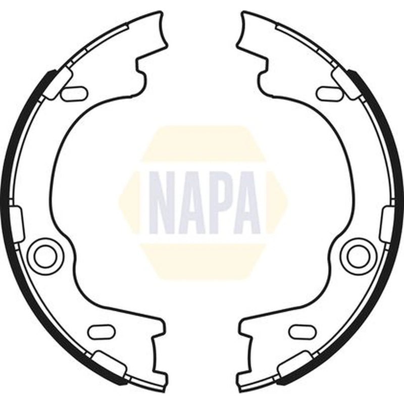 NAPA Parking Brake Shoe Set NBS5039
