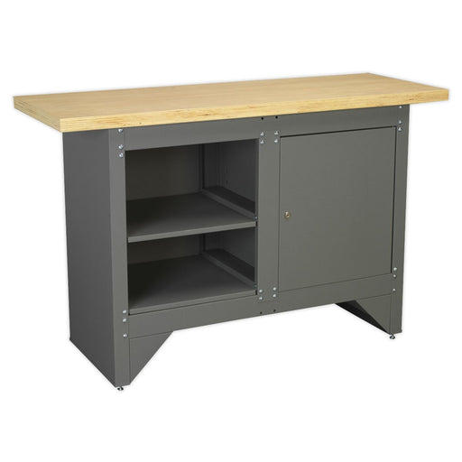 Sealey Workbench with Cupboard Heavy-Duty AP2010 Sealey - Dynamic Drive