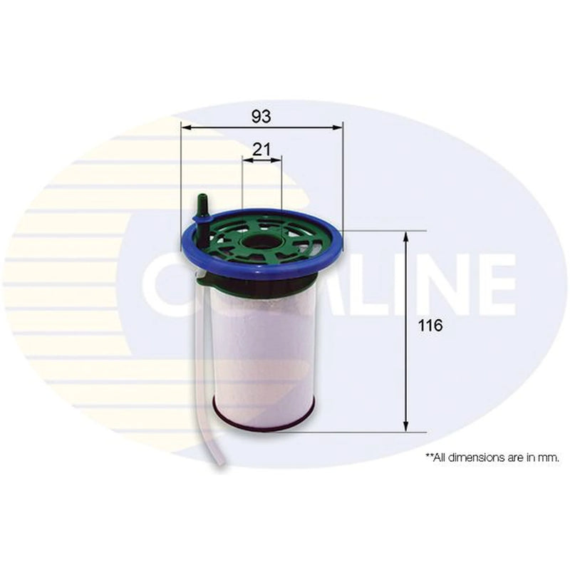 Comline Fuel Filter Element fits Citroën Relay III 2015-2019 2.0