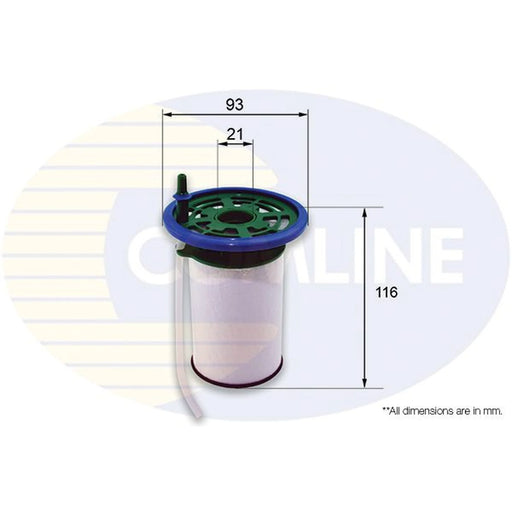 Comline Fuel Filter Element fits Citroën Relay III 2015-2019 2.0