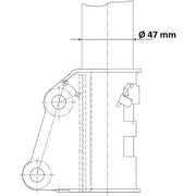 KYB Shock Absorber Damper Strut Front fits Mercedes-Benz Citan Dualiner