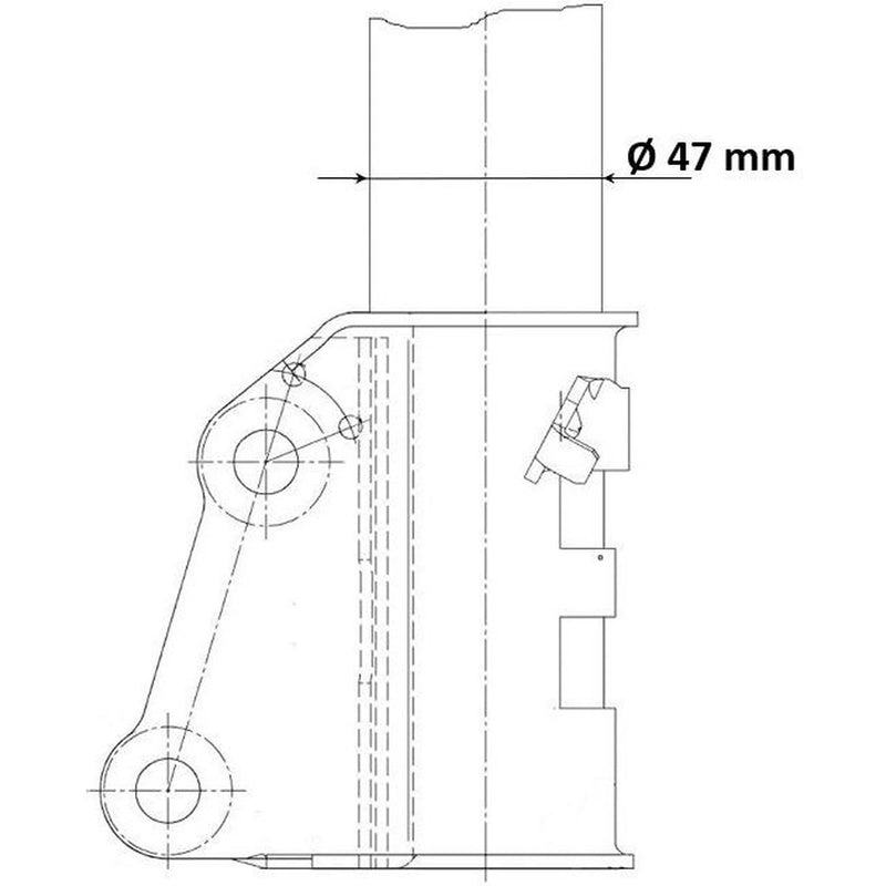 KYB Shock Absorber Damper Strut Front fits Mercedes-Benz Citan Dualiner