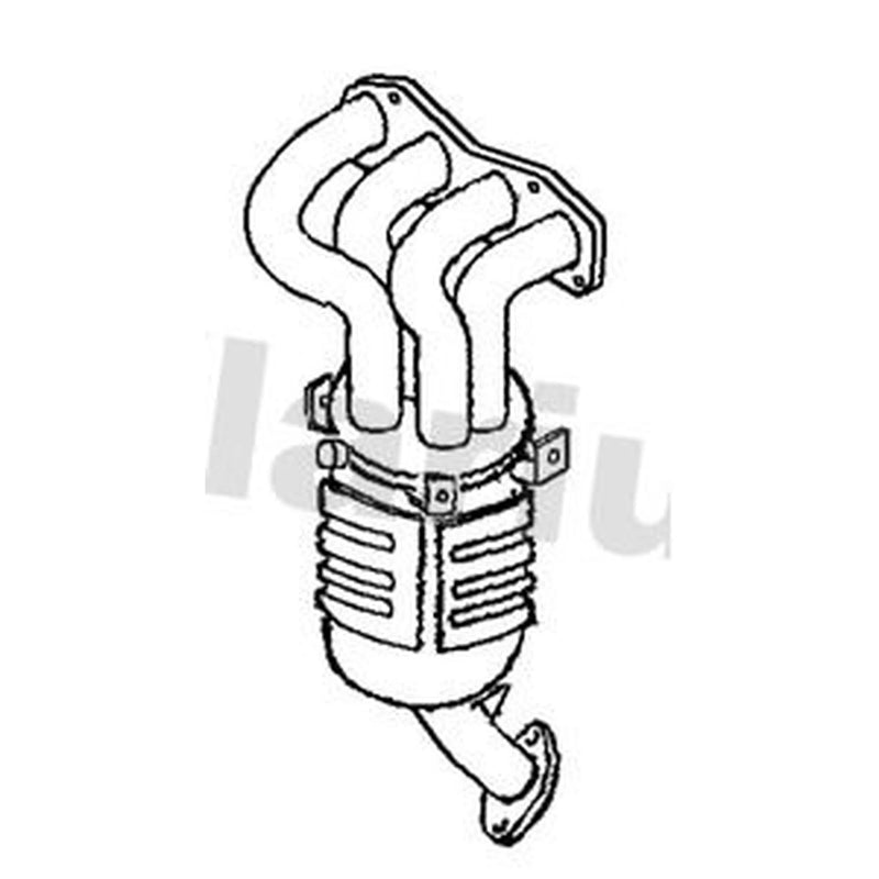 Klarius Catalyst Type Approved With Pipe fits Toyota Aygo 2005-2014 1.0