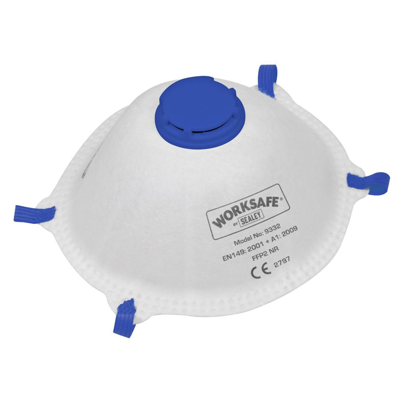 Worksafe Worksafe FFP2 Valved Cup Mask - Pack of 10 9332/10 Worksafe - Dynamic Drive