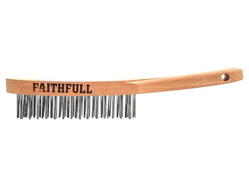 Faithfull Lightweight Scratch Brush, Three Row Faithfull - NN4 Online