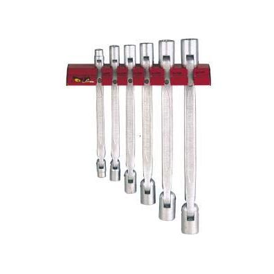 Teng Tools Double Flex Wrench Set Wall Rack 6 Pieces Teng Tools - Dynamic Drive