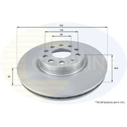 Comline Front & Rear Brake Discs & Pads fits Seat Leon St 2015-2020 1.0 2.0