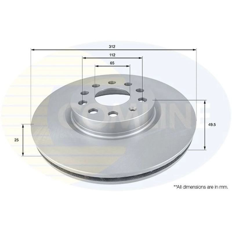 Comline Front & Rear Brake Discs & Pads fits Seat Leon St 2015-2020 1.0 2.0