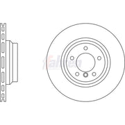 Fahren Front Brake Vented Discs & Pads fits BMW 1 2005-2013