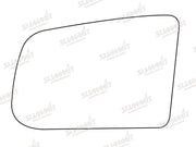 Summit Stick-On Standard Mirror Glass fits Mazda 121 LHS Summit - Bars 4 Cars