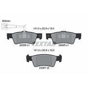 Textar Rear Brake Pad Set 2436801
