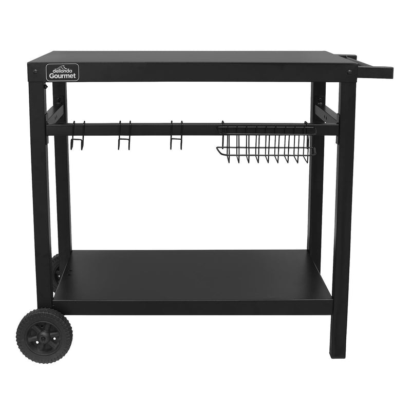 Dellonda BBQ & Plancha Trolley with Utensil Holder Dellonda  - Dynamic Drive