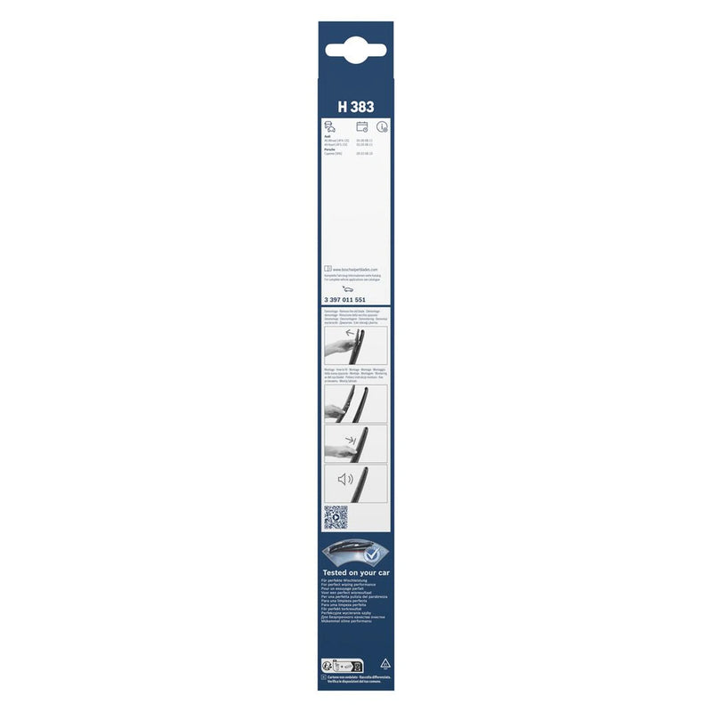 Bosch Conventional Wiper Blade 380mm — H383 fits Audi A6 Allroad C6 2006-2011