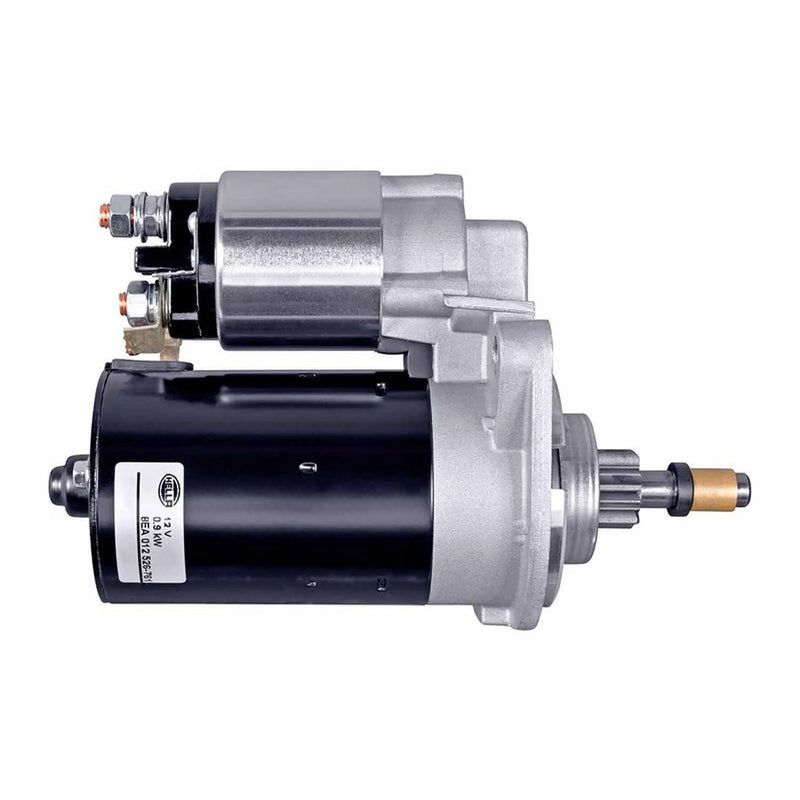 Hella Starter Motor 12V 0.9kW 9 Teeth fits Audi A3 1996-2003 1.6 1.8 1.9