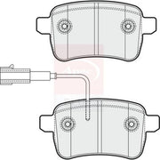 Apec Front & Rear Pads fits Alfa Romeo Giulietta 2010-2020 1.4 1.6