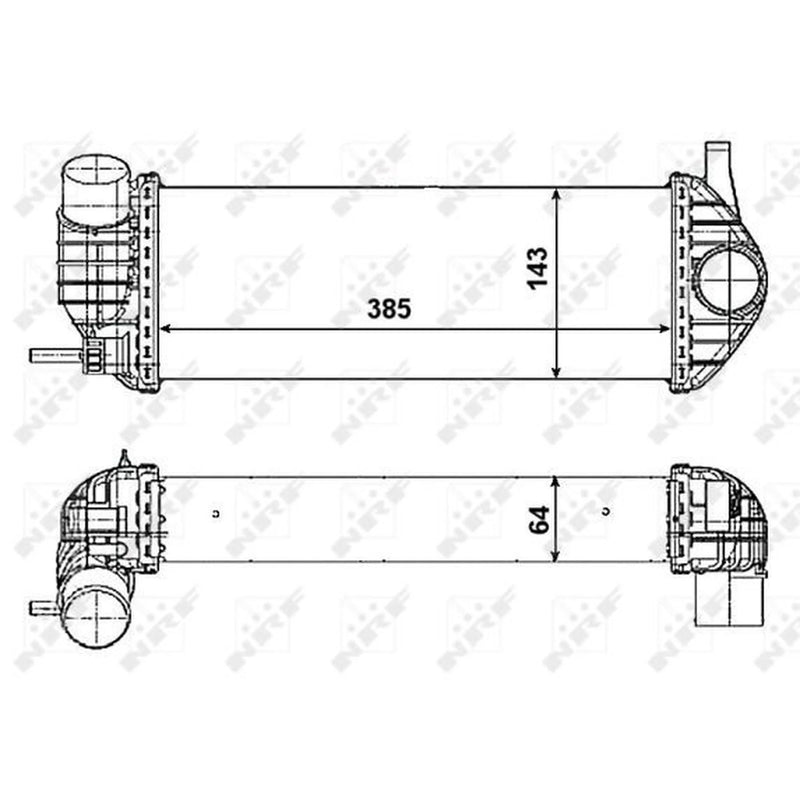 NRF Intercooler (Charge Air Cooler) 30468