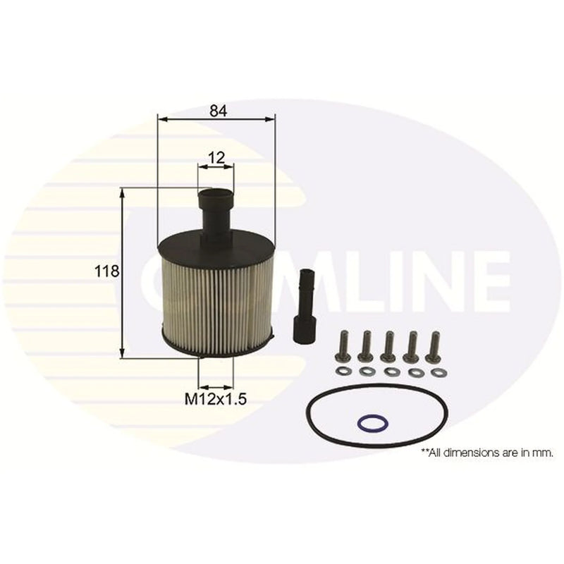 Comline Full Service Kit with Air, Oil, Fuel & Cabin Filters fits Nissan Micra V