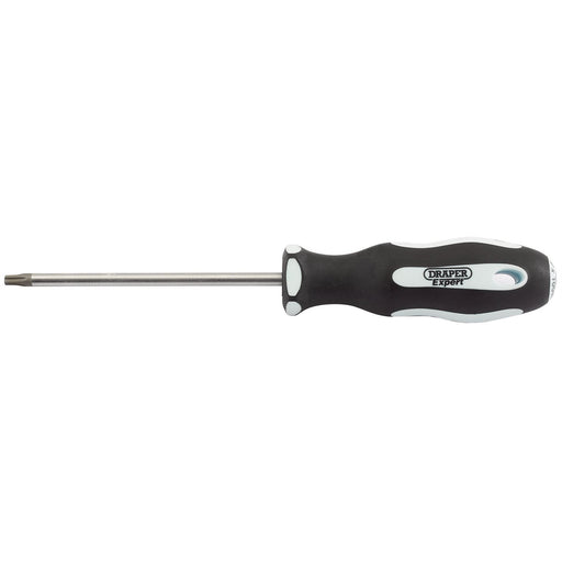 Draper TX-STAR Security Soft Grip Screwdriver, T20T x 100mm 35143 Draper - Dynamic Drive