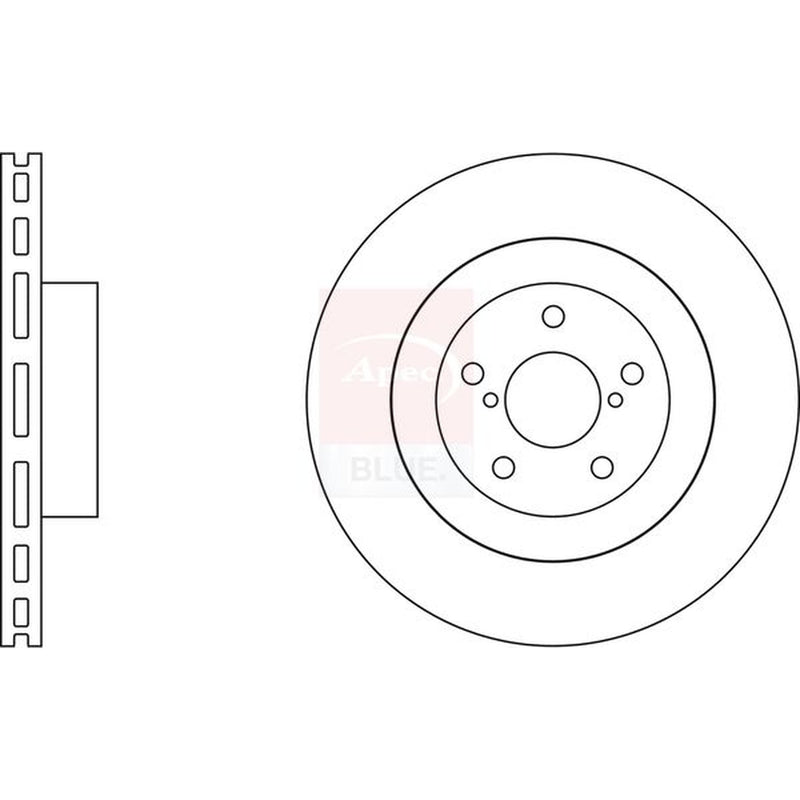Apec Front & Rear Brake Discs & Pads fits Subaru Forester 2013 on 2.0