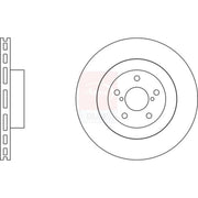 Apec Front Brake Vented Discs & Pads fits Subaru Impreza 1996-2008 2.0 2.5