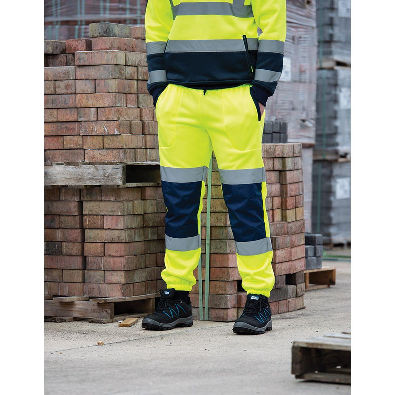 Tough Grit Hi-Vis 2-Tone Jogger Yellow/Navy XXL Tough Grit - Dynamic Drive