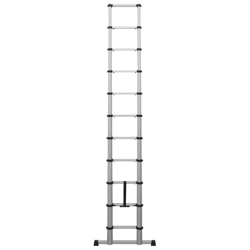 Sealey Telescopic Ladder 11-Tread Aluminium - BS EN 131 ATL11 Sealey - Dynamic Drive