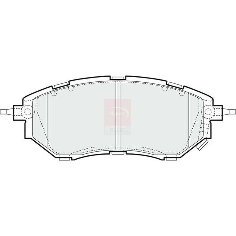 Apec Front Brake Pad Set fits Subaru Forester 2013 on 2.0