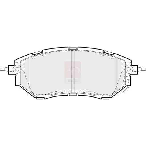Apec Front Brake Pad Set fits Subaru Forester 2013 on 2.0