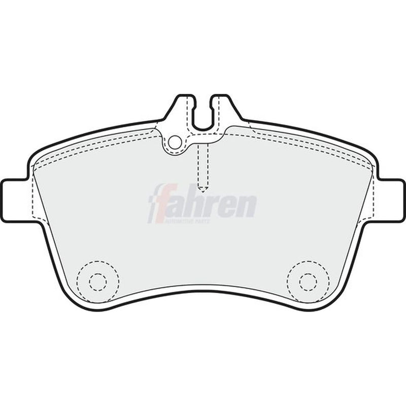 Fahren Front Brake Pad Set FBP3201
