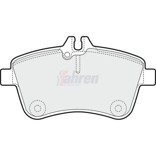 Fahren Front Brake Pad Set FBP3201