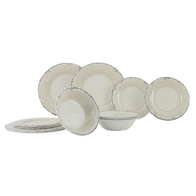 Gimex Stone Line Tableware Sand 12 Pieces Gimex - Dynamic Drive