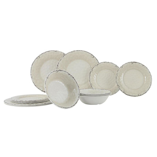 Gimex Stone Line Tableware Sand 12 Pieces Gimex - Dynamic Drive