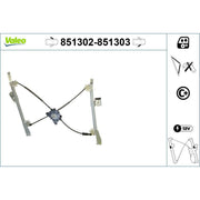 Valeo Electric Window Regulator Lifter Left Front 851302