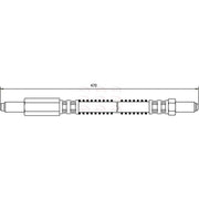 Apec Brake Hydraulic Hose Line Front fits Land Rover Discovery I 1989-1998