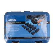 Laser Bi-Hex Impact Socket Set 1/2"D 10pc 8700 Laser - Dynamic Drive