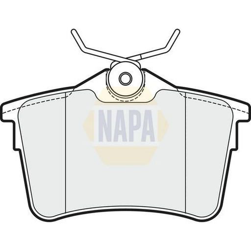 NAPA Rear Brake Pad Set fits Citroën Berlingo First Box Body 2010 on