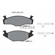 Textar Front Brake Pad Set 2088710
