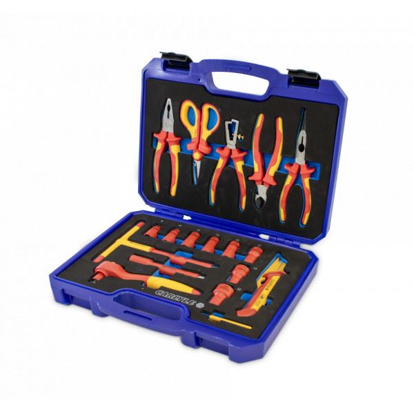 Carlyle Hand Tools 18Pc 3/8Dr Insulated Tool Set Vde Carlyle Hand Tools - Dynamic Drive