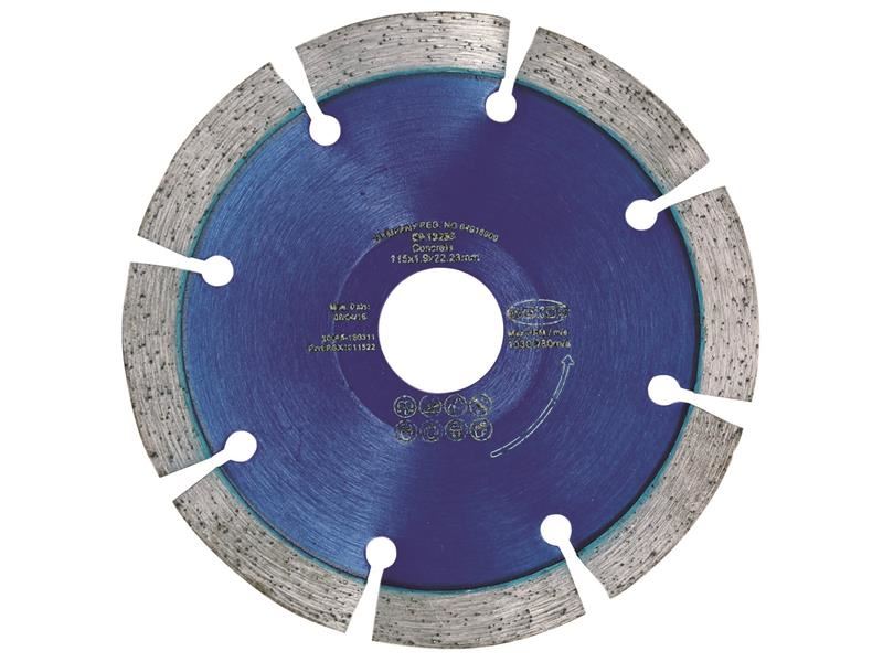 MEXCO RB X10 Radius / Curve Cutting Diamond Blade 115 x 22.23mm MEXCO - NN4 Online