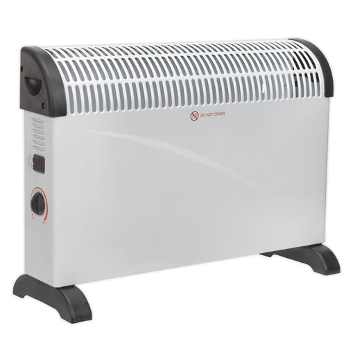 Sealey Convector Heater 2000W/230V 3 Heat Settings Thermostat CD2005 Sealey - Dynamic Drive
